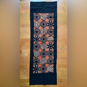 🇸🇿 Made in Swaziland Batik Wall Hanging/Table Runner. Hand Made. 19”x 57”